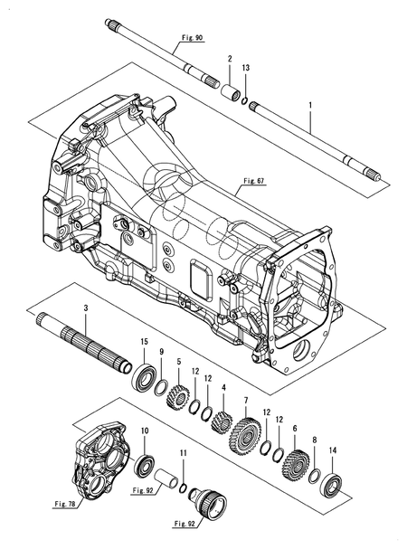 MAIN SHAFT (YM347A)