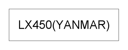 LX450 (YANMAR) LX450 (YANMAR)