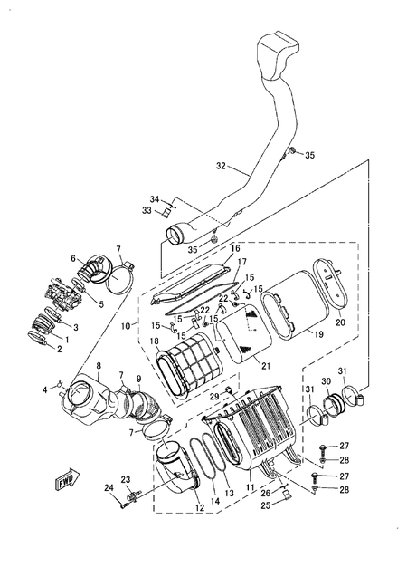 INTAKE(G) (YU700GMP) INTAKE(G) (YU700GMP)
