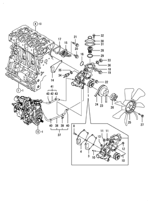 COOLING WATER SYSTEM (3TNV84T-BKSA) COOLING WATER SYSTEM (3TNV84T-BKSA)