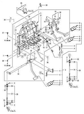PEDAL (LX410(YANMAR)) PEDAL (LX410(YANMAR))
