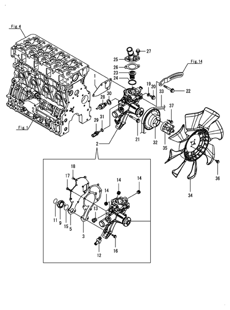 COOLING WATER SYSTEM (4TNV88-XKITL)
