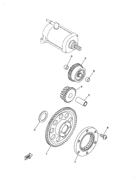 STARTER CLUTCH (YU700G-RD(2021US)) STARTER CLUTCH (YU700G-RD(2021US))