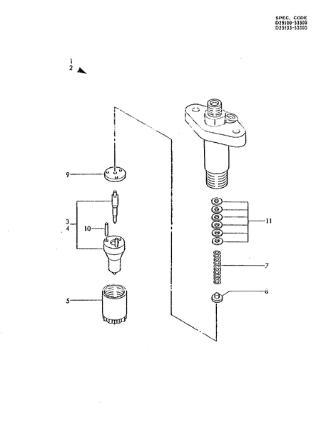 FUEL INJECTION VALVE (4TN82TL-RGB)