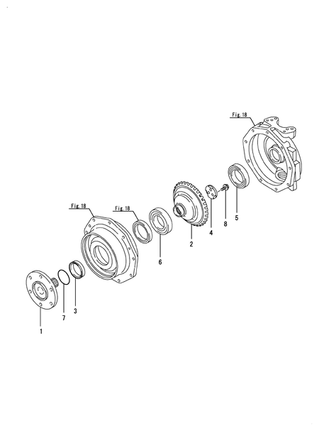 FRONT SPINDLE (EX450(YANMAR))