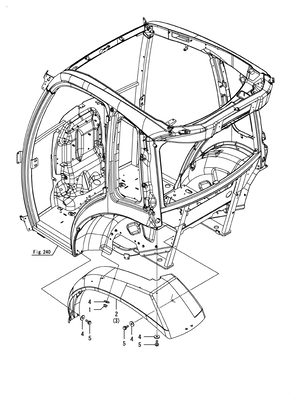 OVER FENDER(CABIN) (YT359Y)