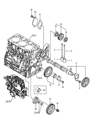 CAMSHAFT & DRIVING GEAR (3TNV80F-NXDYA) CAMSHAFT & DRIVING GEAR (3TNV80F-NXDYA)