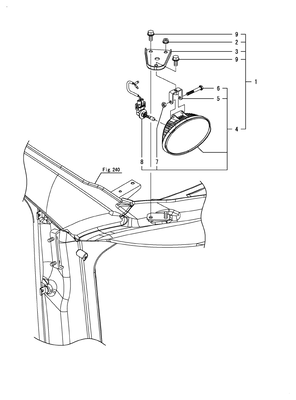 WORK LAMP(CABIN) (YT359Y)