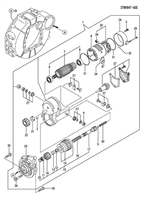 STARTING MOTOR (3TNV84T-KSA) STARTING MOTOR (3TNV84T-KSA)