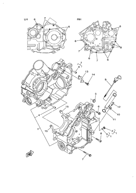 CRANKCASE (YU700G-RD(2021US)) CRANKCASE (YU700G-RD(2021US))