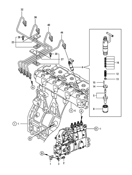 FUEL INJECTION VALVE (4TNE98-TB) FUEL INJECTION VALVE (4TNE98-TB)