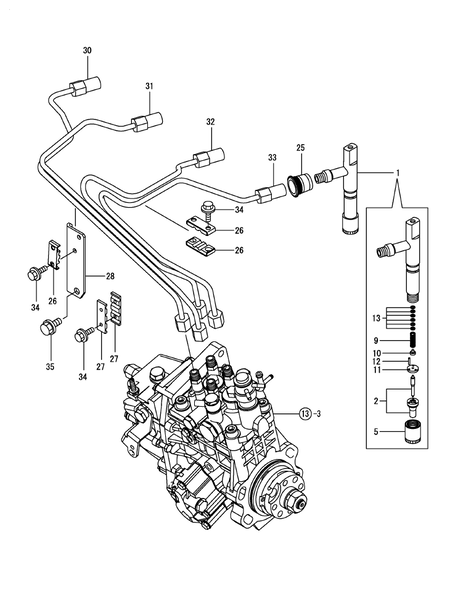 FUEL INJECTION VALVE (4TNV106TXTBL)