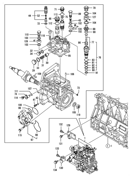 FUEL INJECTION PUMP (4TNV98T-MRF)