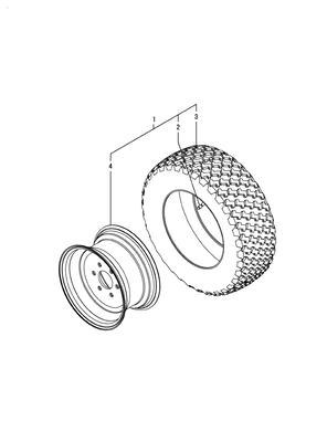 FRONT WHEEL TIRE R3 (LX4100(YANMAR)) FRONT WHEEL TIRE R3 (LX4100(YANMAR))