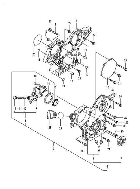 GEAR HOUSING (3TNV80FT-ZMYA)