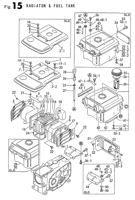 RADIATOR & FUEL TANK (TF90-H/HSK) RADIATOR & FUEL TANK (TF90-H/HSK)