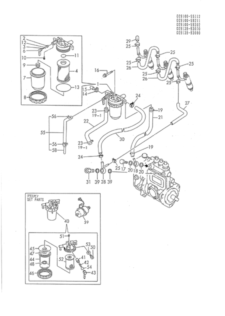 FUEL OIL PIPES (3TN84TL-RTBZ)