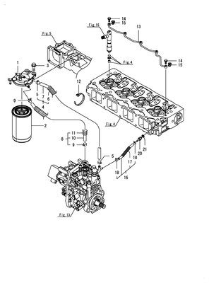 FUEL PIPE (4TNV98T-ZGGM)