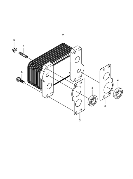 EGR COOLER (4TN107FTT-5SMUF)