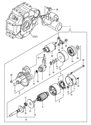 STARTER MOTOR (3TNV80FT-ZMYA) STARTER MOTOR (3TNV80FT-ZMYA)