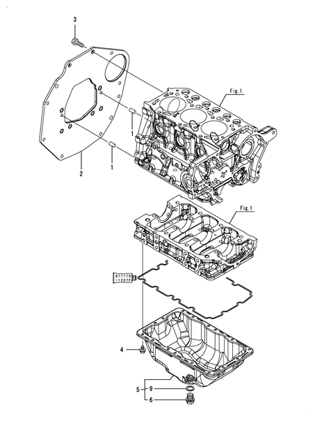 MOUNTING FLANGE & OIL SUMP (3TNM72-APL) MOUNTING FLANGE & OIL SUMP (3TNM72-APL)