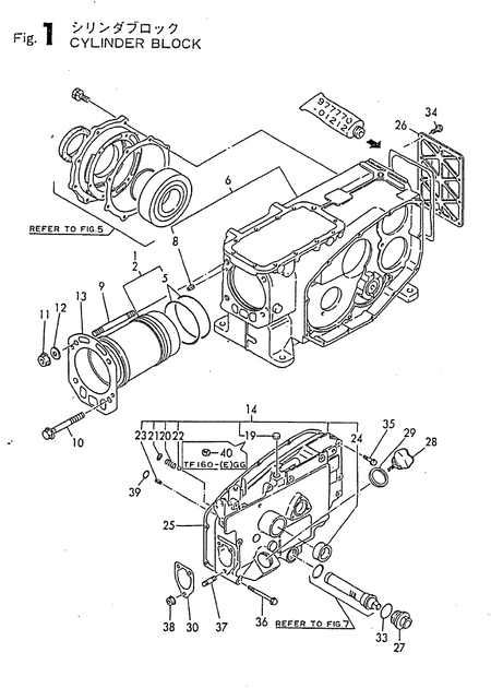 CYLINDER BLOCK (TF160-E)