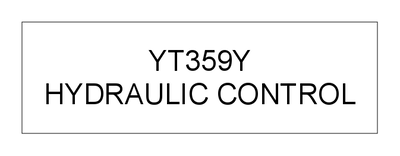 HYDRAULIC CONTROL (YT359Y)