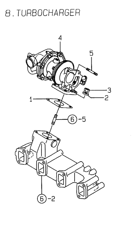 TURBOCHARGER (4TNE106T-GE)