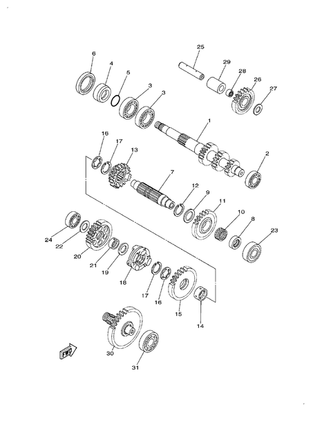 TRANSMISSION (YU700G-RD(2022US))