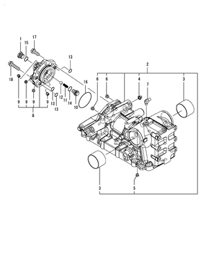 HYDRAULIC CYLINDER CASE (YM359A)