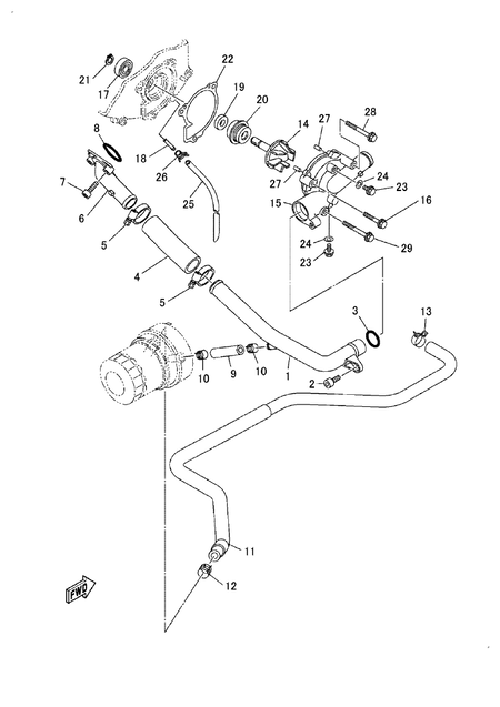 WATER PUMP (YU700GMP) WATER PUMP (YU700GMP)
