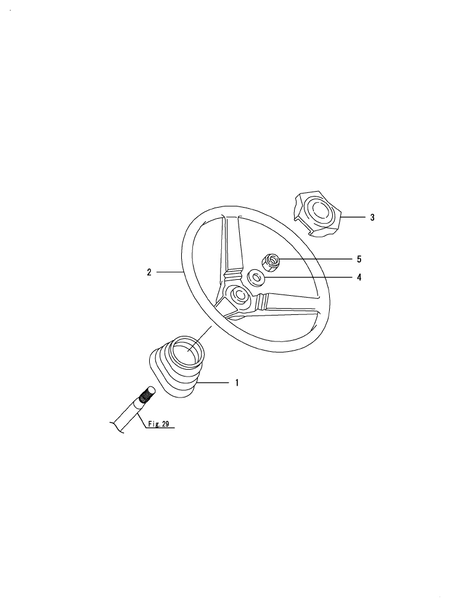 STEERING WHEEL (EX450(YANMAR))