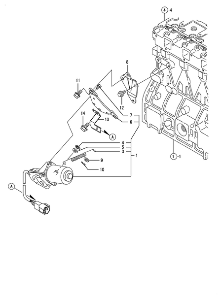 ENGINE STOP DEVICE (4TNE94-DBC)