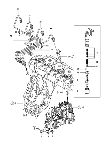 FUEL INJECTION VALVE (4TNE98-FB)