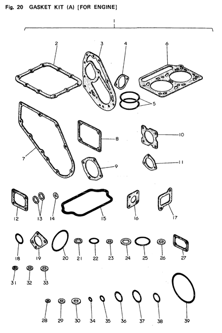GASKET KIT(A)(FOR ENGINE) (2TR13A)