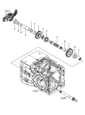 P.T.O. DRIVEN SHAFT (YT359Y)