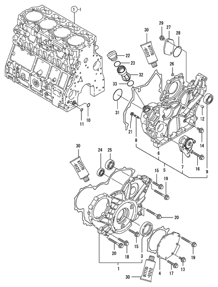 GEAR HOUSING (4TNV106TXTBL)