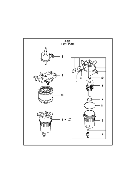 FUEL FILTER (3TNV88F-EPTB1)