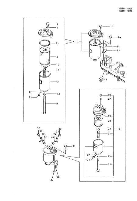 FUEL FILTER & SEPARATOR (4TN100TL-NC)