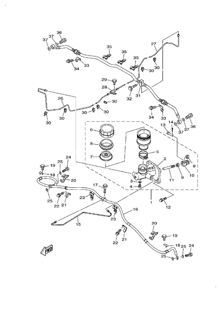 MASTER CYLINDER (YU700G-RD(2022US))