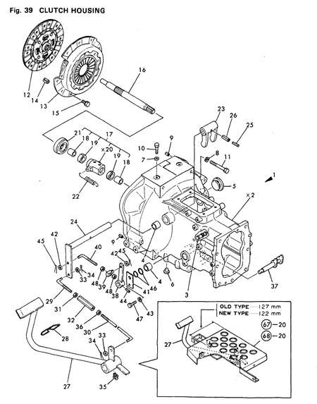 CLUTCH HOUSING (YM226D) CLUTCH HOUSING (YM226D)