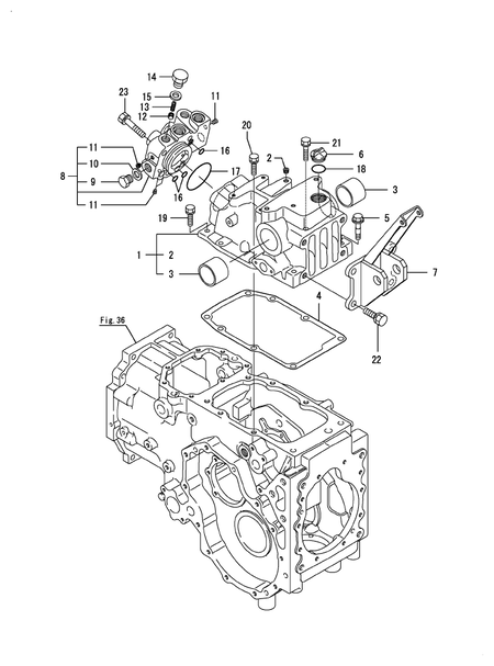 HYDRAULIC CYLINDER CASE (EX3200(YANMAR))