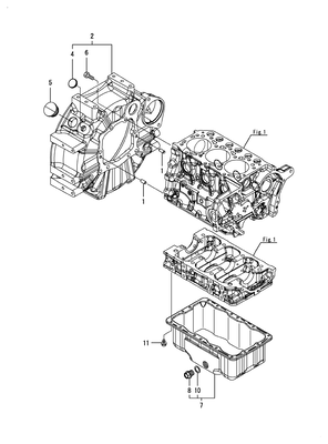 FLYWHEEL HOUSING & OIL SUMP (3TNM74F-SAAY) FLYWHEEL HOUSING & OIL SUMP (3TNM74F-SAAY)