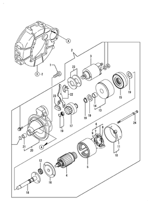 STARTING MOTOR (3TNV82A-BDSA2) STARTING MOTOR (3TNV82A-BDSA2)