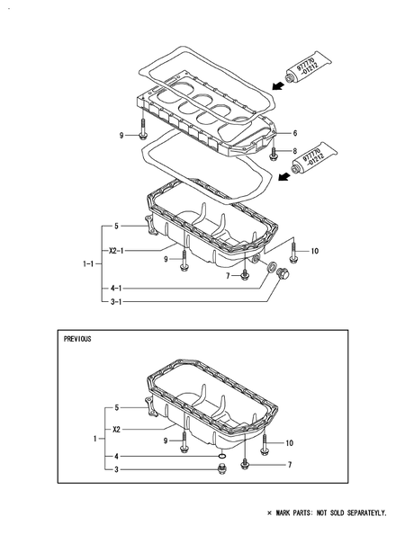 LUB.OIL SUMP (4TN82E-AS) LUB.OIL SUMP (4TN82E-AS)