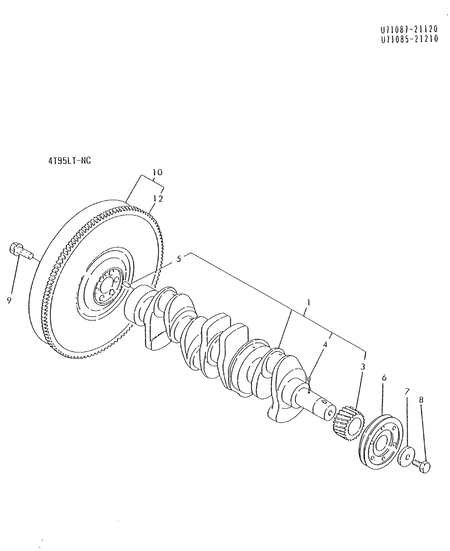 CRANKSHAFT (4T95LT-NC)