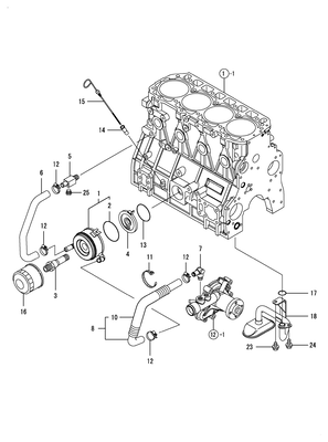 LUB.OIL SYSTEM (4TNV98T-ZNSA2D) LUB.OIL SYSTEM (4TNV98T-ZNSA2D)