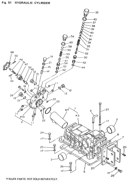 HYDRAULIC CYLINDER (YM140D)