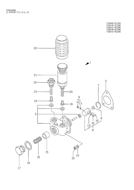 FEED PUMP (4TN100L-GL) FEED PUMP (4TN100L-GL)