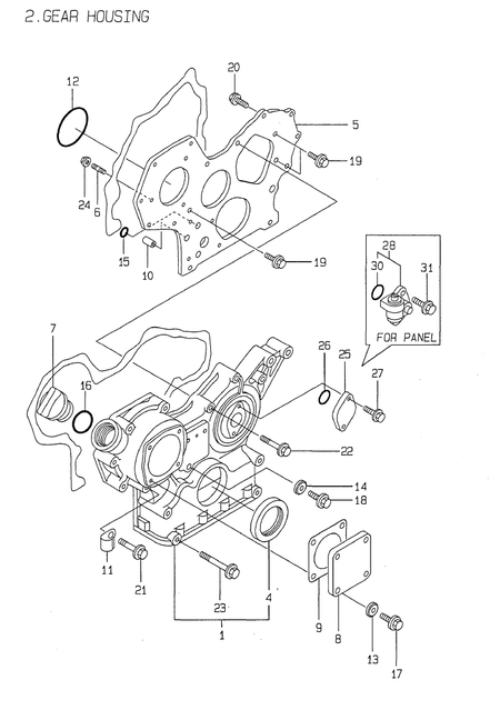 GEAR HOUSING (4TNE84-G1A)